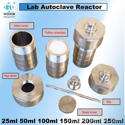 Reactor de síntesis hidrotermal para laboratorio